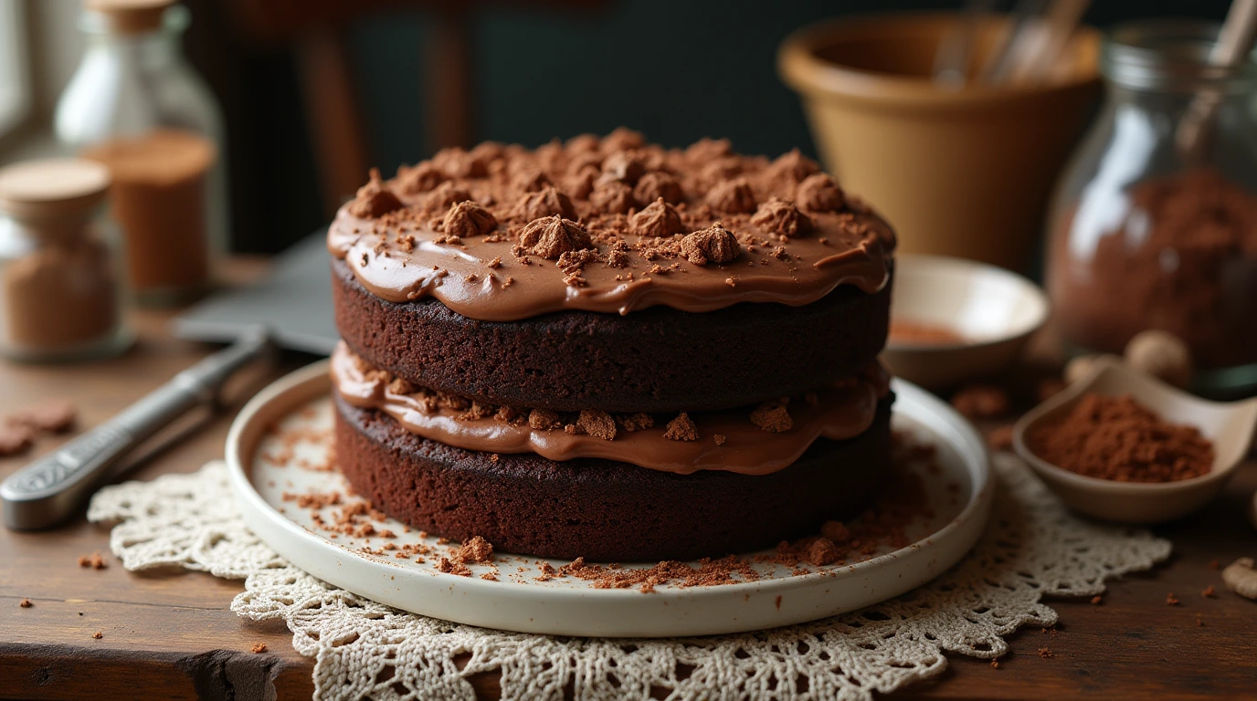 1920's recipe for chocolate cake