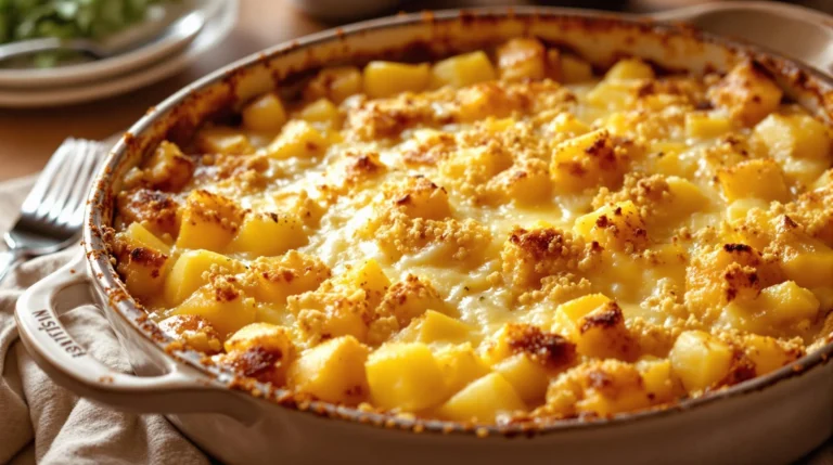 Cheesy Pineapple Casserole