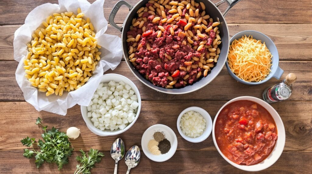 Beefaroni recipe: a rich and hearty dish made with elbow macaroni