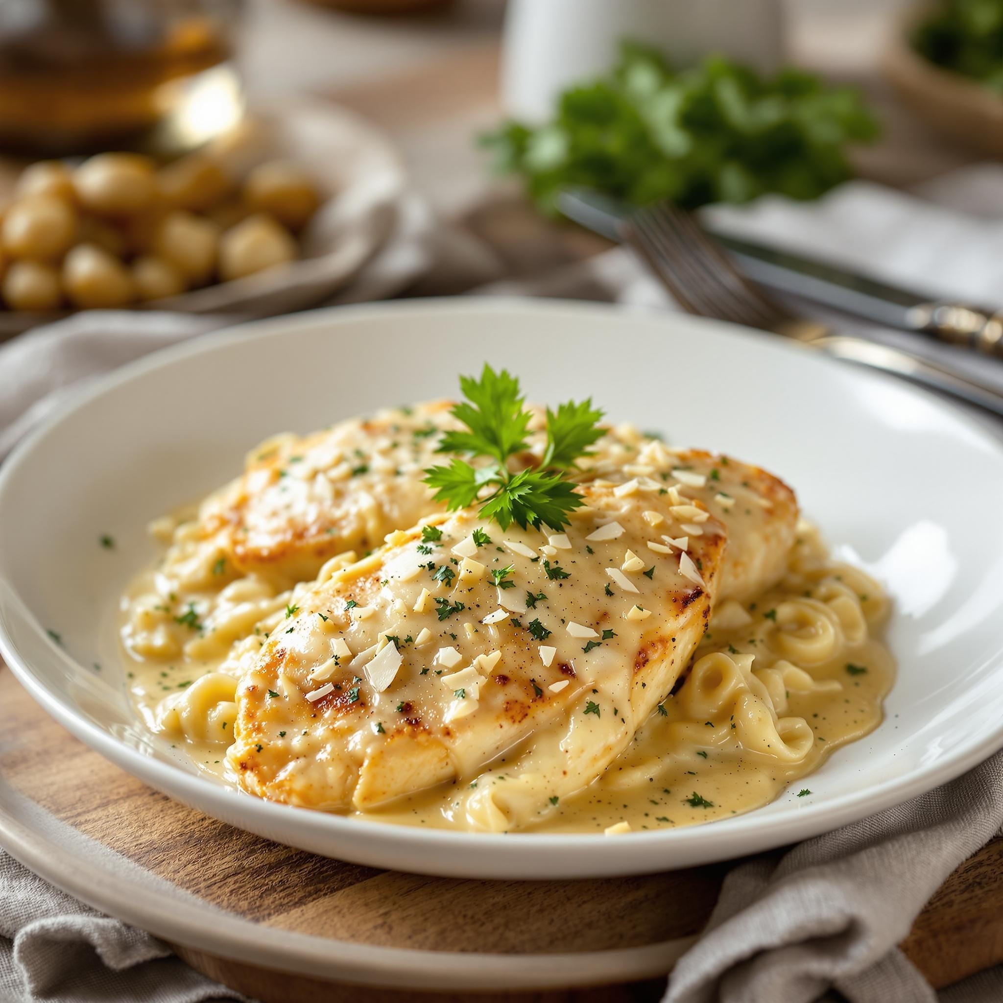 Creamy Garlic Parmesan Chicken